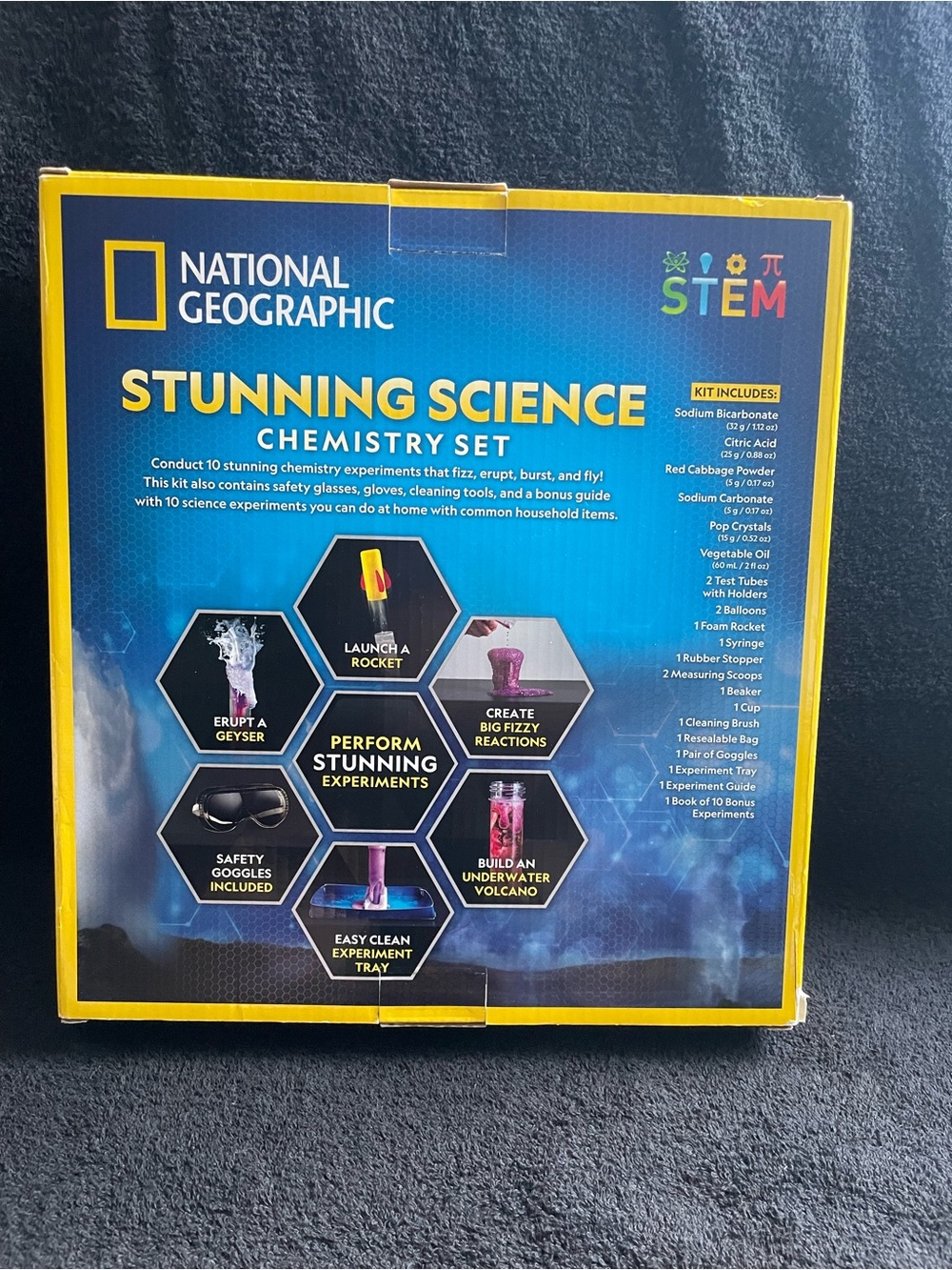 NIB National Geographic Stunning Science Chemistry Set STEM - Picture 5 of 7